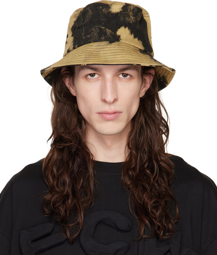 Feng Chen Wang Black Quilted Bucket Hat - ShopStyle