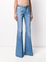 Thumbnail for your product : Stella McCartney Belted Flared Jeans