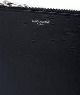 Thumbnail for your product : Saint Laurent grained pouch