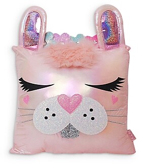 OMG Accessories Girls' Kiki Bunny Pillow