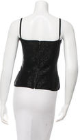 Thumbnail for your product : Herve Leger Sleeveless Beaded Top