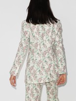 Thumbnail for your product : Charles Jeffrey Loverboy Floral Print Single Breasted Blazer