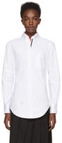 Thumbnail for your product : Thom Browne White Grosgrain Classic Button-Down Point Collar Shirt