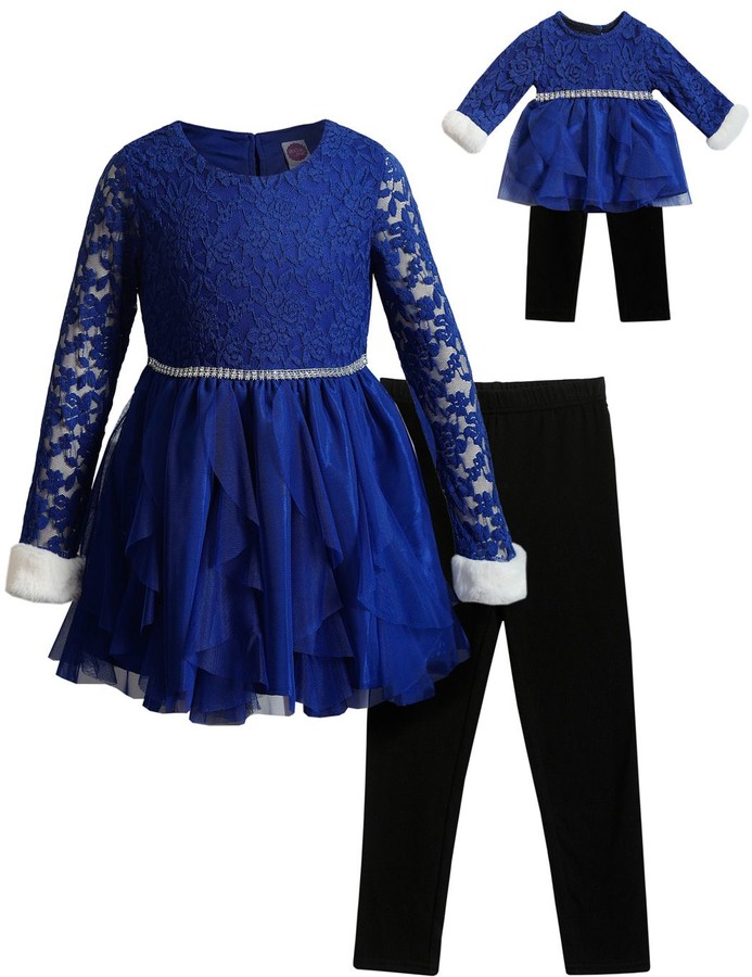 little girl dresses with matching doll dress