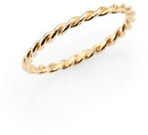Thumbnail for your product : Jacquie Aiche 14K Gold Twisted Band Ring