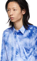 Thumbnail for your product : Comme des Garcons Homme Plus Homme Plus Blue Jersey Bright Uneven Dyed Shirt