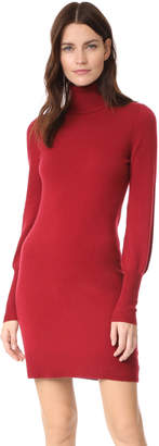 Bop Basics Cashmere Blouson Sleeve Turtleneck Dress