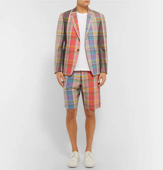 Thom Browne Checked Wool Shorts