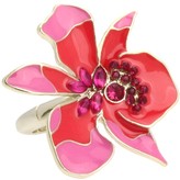 Thumbnail for your product : Lipsy Tropical Flower Ring