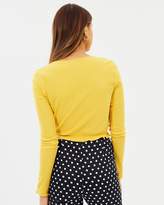 Thumbnail for your product : Kada Tie Front Knit Top