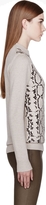 Thumbnail for your product : Damir Doma Beige Knit Python Print Kiala Sweater