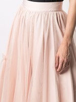 Thumbnail for your product : Alexander McQueen tulle A-line skirt