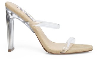 steve madden clear heels dsw