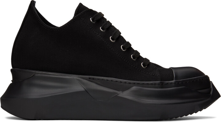 Rick Owens Black Abstract Sneakers - ShopStyle Trainers & Athletic