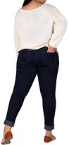Thumbnail for your product : Jag Jeans Carter Girlfriend Crosshatch Denim Jeans