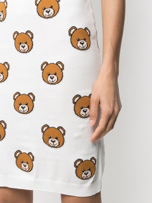 Moschino Teddy Bear Pattern Skirt