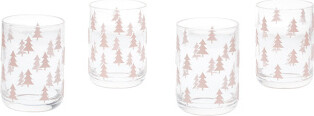 4pk Acrylic 3d Christmas Trees Glasses