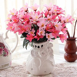 Artificial Flower SituMi Situmi Artificial Fake Flowers Ceramic Vases Plastic Decorated UHome Accessories