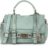 Thumbnail for your product : Frye Cameron Small Leather Satchel Bag, Mint