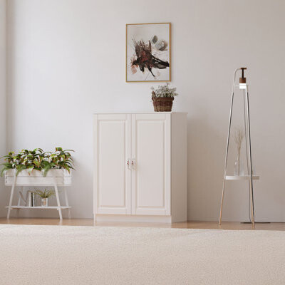 Red Barrel Studio 16 Pairs Shoe Storage Cabinet