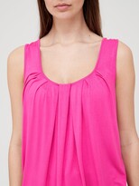 Thumbnail for your product : Very Bubble Hem Scoop Neck Vest - Pink