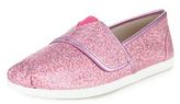 Thumbnail for your product : Marks and Spencer Glitter Effect Riptape Espadrilles