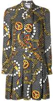 Thumbnail for your product : Moschino jewels print twill short dress