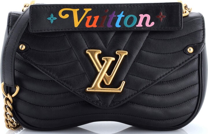 Louis Vuitton New Wave Chain Bag Quilted Leather MM