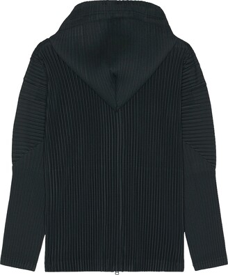 Homme Plissé Issey Miyake Issey Miyake Pleated Zip Hoodie in