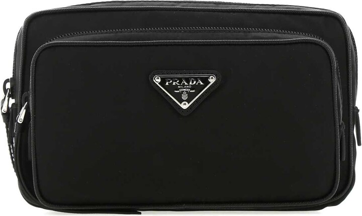 Prada Black Re-nylon Belt Bag