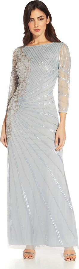 Adrianna Papell Blue Long Women's Dresses | Shop the world's 