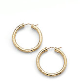 Thumbnail for your product : Roberto Coin Martellato 18K Yellow Gold Hoop Earrings/1.25"