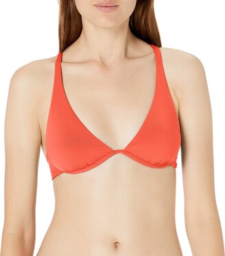 Seafolly Women's Standard Split Underwire Long Triangle Bikini Top Swimsuit  - ShopStyle
