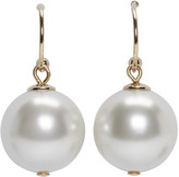 Thumbnail for your product : Simone Rocha Ivory Little Pearl Drop Earrings