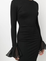 Thumbnail for your product : Rotate by Birger Christensen Flared-Hem Fitted Dress