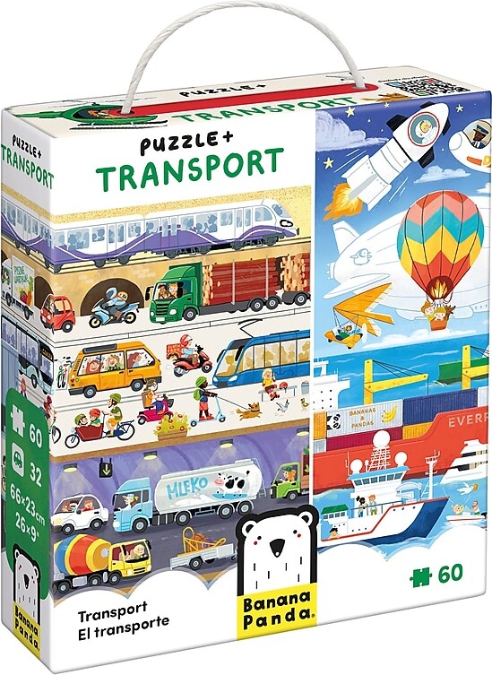 Banana Panda Puzzle + Transport, 34/Set (BPN49352)