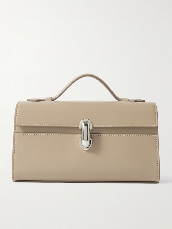 Savette Symmetry Pochette Leather Tote - Neutrals
