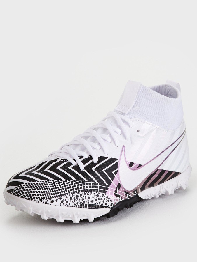 Nike Junior Mercurial Superfly 6 Academy Astro Turf Football Boots White  Black - ShopStyle Boys' Shoes