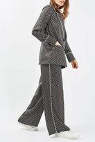 Thumbnail for your product : Topshop Geo print wide leg trousers
