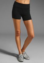 Thumbnail for your product : So Low SOLOW Fold Over Yoga Shorts