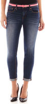 Thumbnail for your product : JCPenney jcp™ Skinny Ankle Jeans