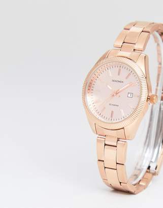 Sekonda Bracelet Watch In Rose Gold Exclusive To Asos