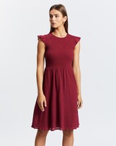 Thumbnail for your product : Atmos & Here Atmos&Here - Women's Red Midi Dresses - Malani Midi Dress - Size 8 at The Iconic