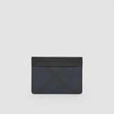 Thumbnail for your product : Burberry Check and Leather Card Case