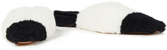 Marni Two-tone Shearling Slippers