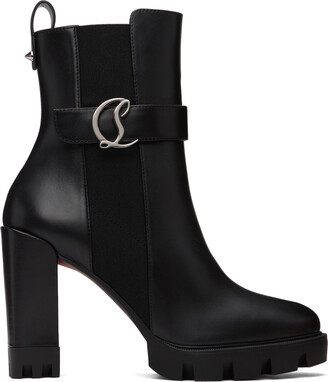 Christian Louboutin, CL Chelsea black ankle boots