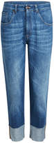 Thumbnail for your product : Brunello Cucinelli Cropped Jeans with Cuffed Ankles