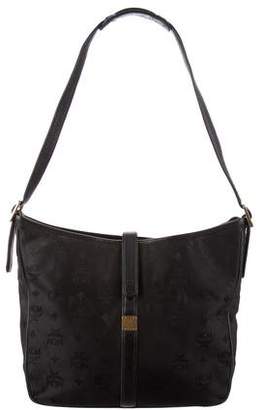 MCM Leather-Trimmed Shoulder Bag