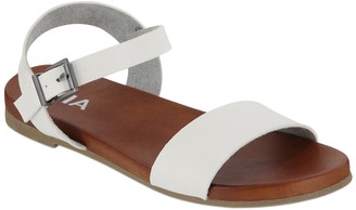 mia piper buckle strap sandal