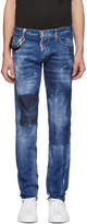 Thumbnail for your product : DSQUARED2 Blue Dark Vicious Slim Jeans
